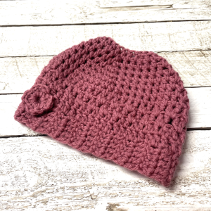 Pink Pony Tail Beenie