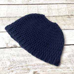 Navy Pony Tail Beenie