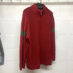 Red Knit Jersey | Medium