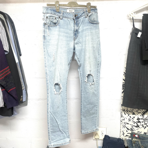 Light Blue Ripped Jeans | 34