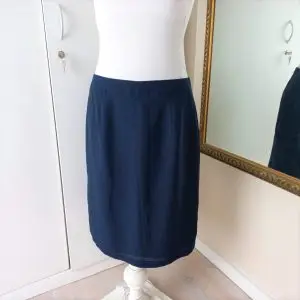 Navy Pencil Skirt | 36