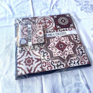 Hot Plate with Matching Coasters