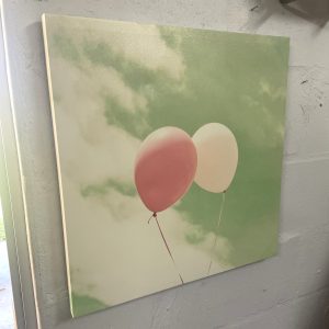 Cloudy Balloon Canvas