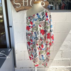 Flower Off-Shoulder Blouse