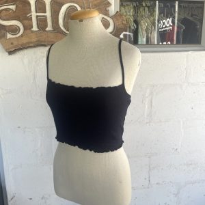 Black Crop Top | Small