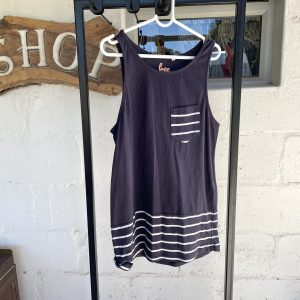 Navy and White Dress | 11 Years