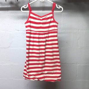 Red and White Stripy Dress | 7-8 Years