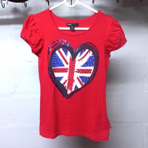 Red UK Flag T-shirt | 6-7 Years