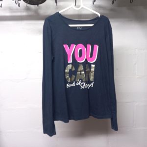 Navy Long Sleeve Top | 14 Years