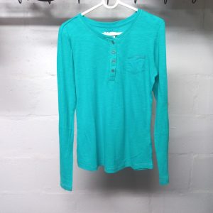 Turquoise Long Sleeve Top | 9-10 Years