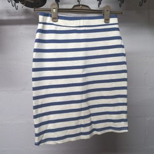 Blue and Grey Stripy Skirt | 13 Years