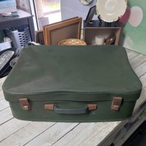 Retro Green Suitcase