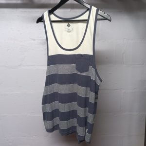 Blue, Grey and White Vest | Large