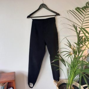 Black Suede Black Pants | 32