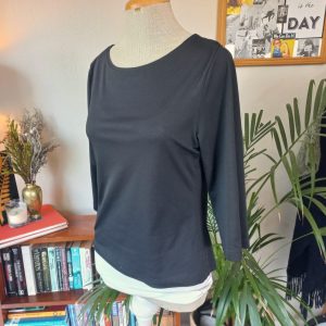 Black Breathable Long Sleeve Top