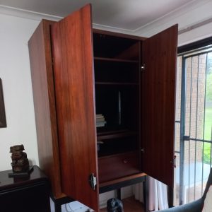 TV Cabinet with Hideaway Doors