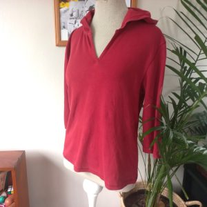 Red Hoodie Top | XL