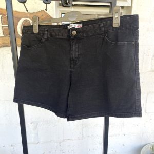 Black Denim Shorts | 18