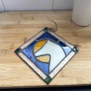 Square Horse Glass Suncatcher