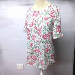 Red Flower Blouse | Small