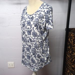 Blue and White Blouse | Small