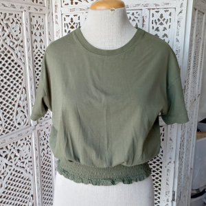 Olive Green Top | Medium