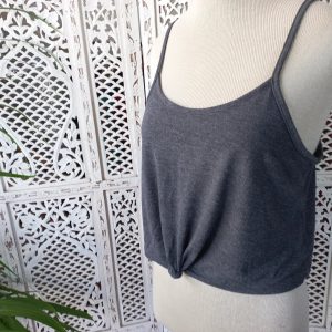 Grey Crop Top | Large