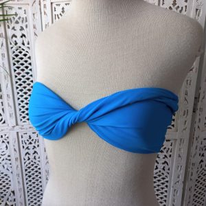 Blue Boobtube Bikini Top | Medium