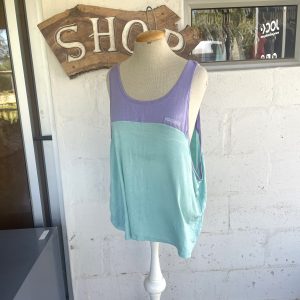 Purple and Turquoise Vest