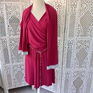 Wine Red Evening Dress