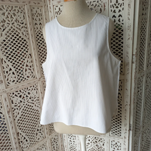 Stripy Sleeveless Blouse | 14
