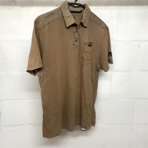 Brown Golf Shirt | Medium
