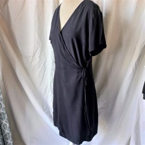 Black Wrap Dress | Medium
