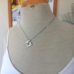 Heart Faux Diamond Necklace