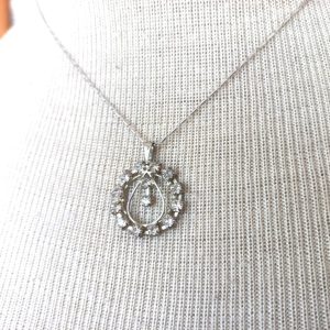 Faux Diamond Necklace