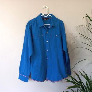 Blue Stripy Shirt | 11-12 Years