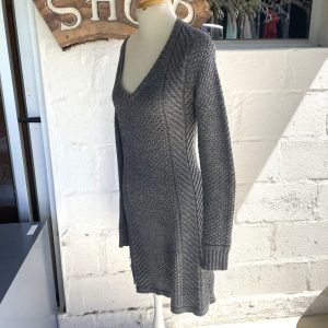 Grey Knit Dress | Medium