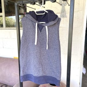 Blue Sleeveless Hoodie | 11-12 Years