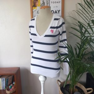 Stripy Long Sleeve Top | Medium