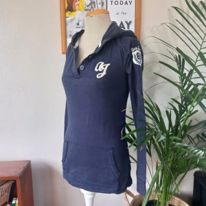 Navy Blue Long Sleeve Top | Small