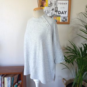 Grey Poncho | XS