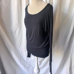 Black Long Sleeve Blouse | XS