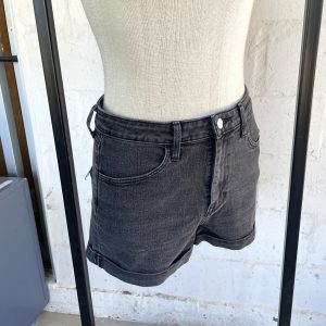 Black Denim Shorts | 4