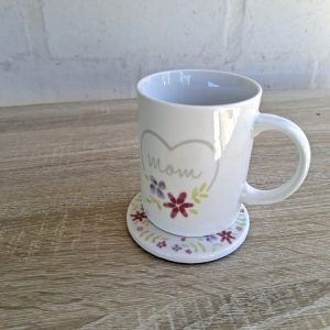 Mom Mug with Coaster