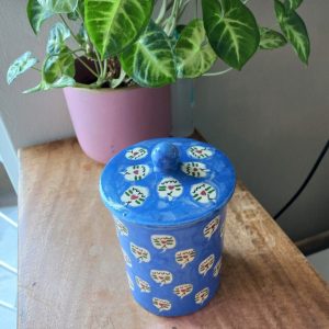 Hand Painted Cookie Jar