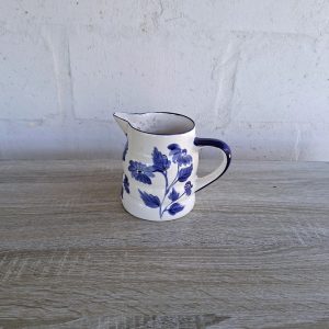 Blue and White Ceramic Jug