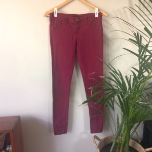 Maroon Skinny Jeans | 32