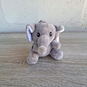 Elephant Soft Toy Key Ring