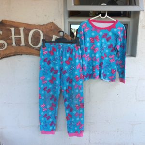 Pink and Blue Pajamas