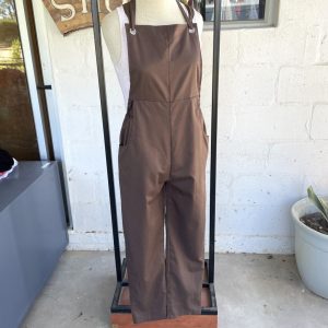 Brown Jumpsuit with Pockets | Small